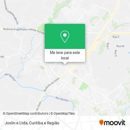 Joslin e Ltda mapa