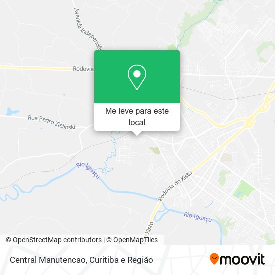 Central Manutencao mapa