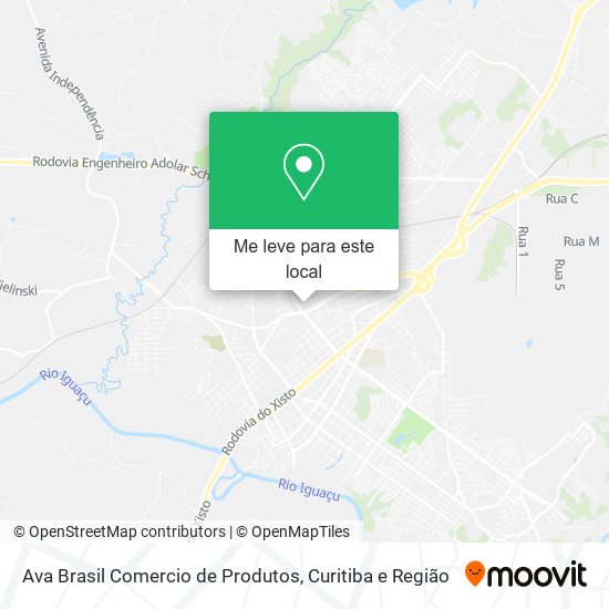 Ava Brasil Comercio de Produtos mapa