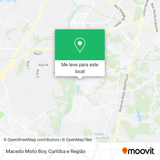 Macedo Moto Boy mapa