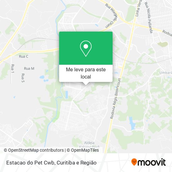 Estacao do Pet Cwb mapa