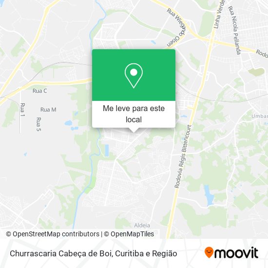 Churrascaria Cabeça de Boi mapa