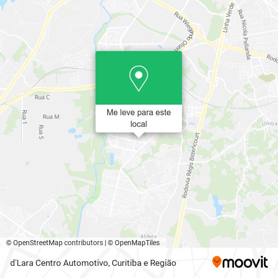 d'Lara Centro Automotivo mapa