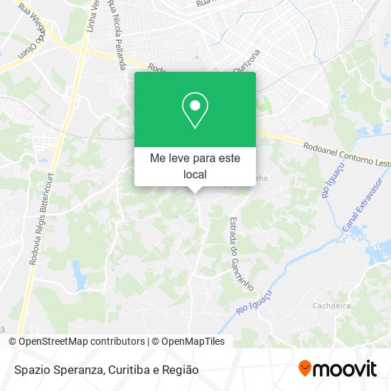 Spazio Speranza mapa