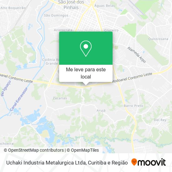 Uchaki Industria Metalurgica Ltda mapa