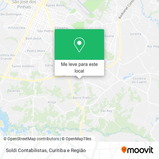 Soldi Contabilistas mapa