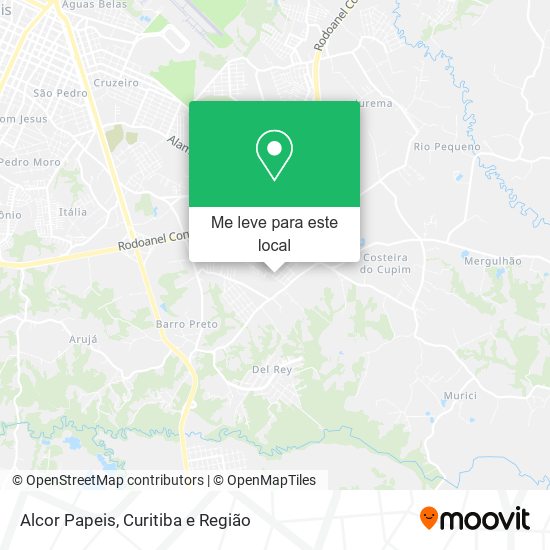 Alcor Papeis mapa