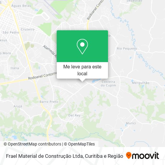 Frael Material de Construção Ltda mapa
