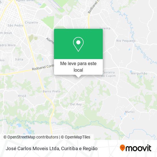 José Carlos Moveis Ltda mapa