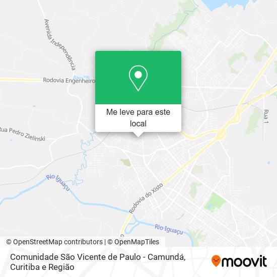 Comunidade São Vicente de Paulo - Camundá mapa