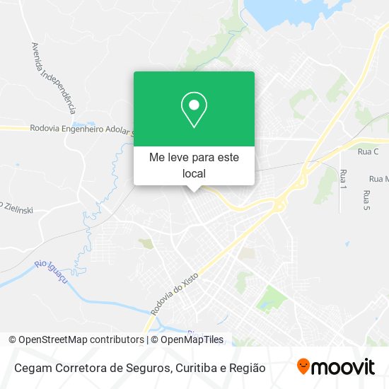 Cegam Corretora de Seguros mapa
