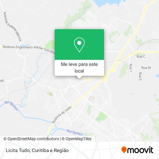 Licita Tudo mapa