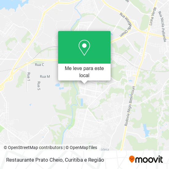 Restaurante Prato Cheio mapa