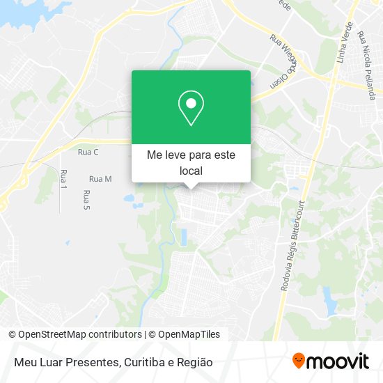 Meu Luar Presentes mapa