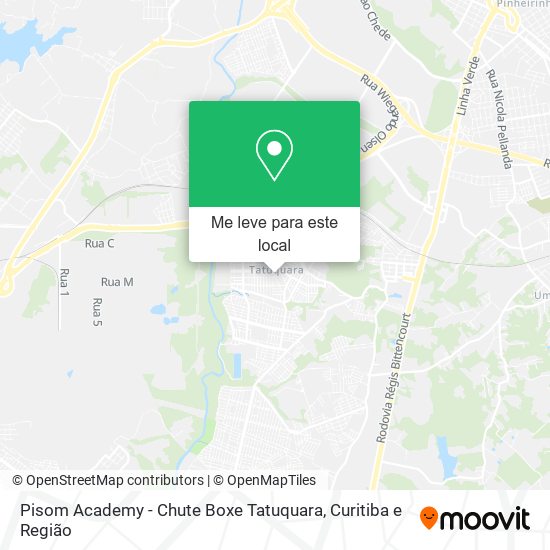 Pisom Academy - Chute Boxe Tatuquara mapa