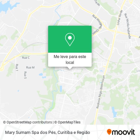 Mary Sumam Spa dos Pés mapa