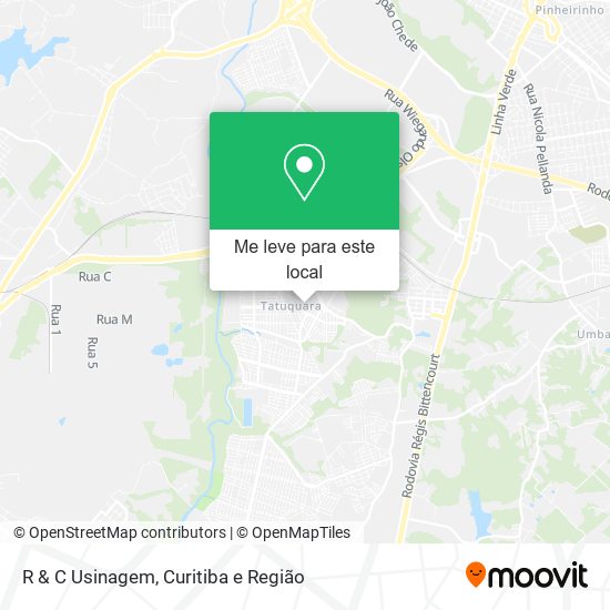 R & C Usinagem mapa