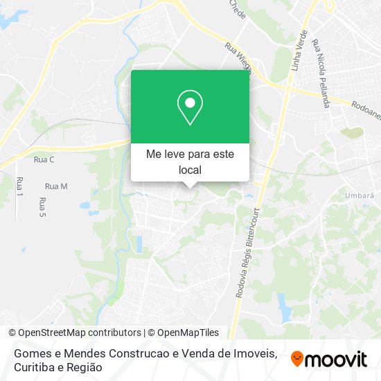 Gomes e Mendes Construcao e Venda de Imoveis mapa