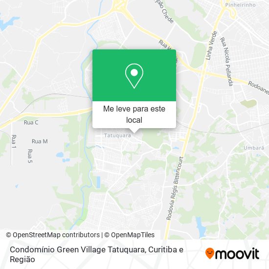 Condomínio Green Village Tatuquara mapa
