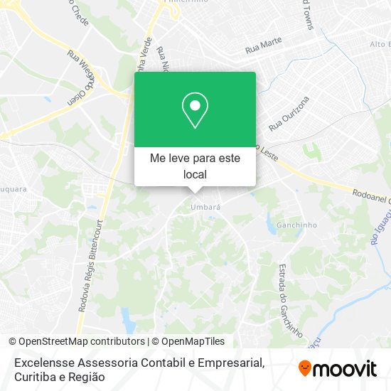 Excelensse Assessoria Contabil e Empresarial mapa