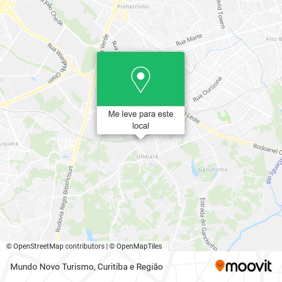 Mundo Novo Turismo mapa