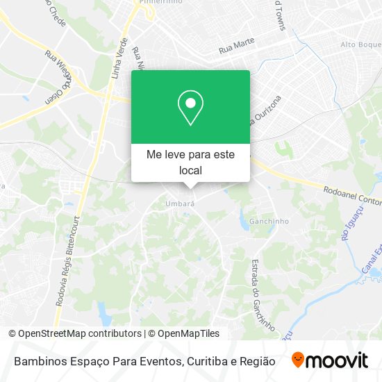Bambinos Espaço Para Eventos mapa