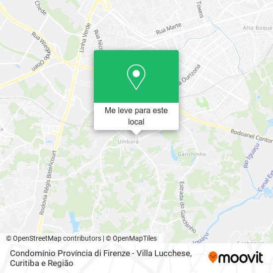 Condomínio Província di Firenze - Villa Lucchese mapa