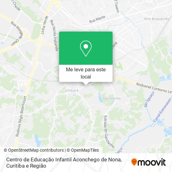 Centro de Educação Infantil Aconchego de Nona mapa