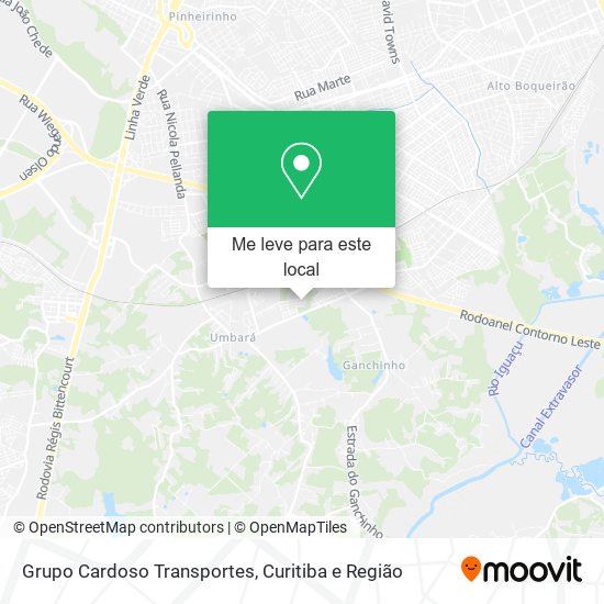 Grupo Cardoso Transportes mapa
