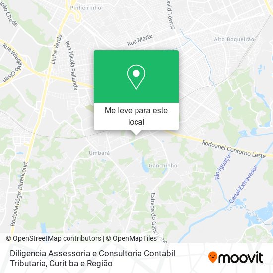 Diligencia Assessoria e Consultoria Contabil Tributaria mapa