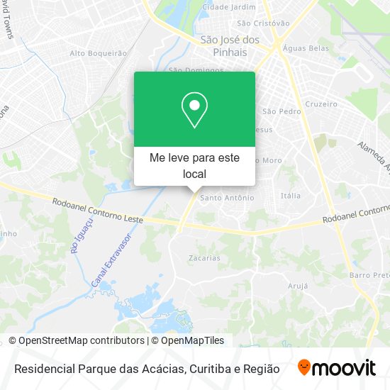 Residencial Parque das Acácias mapa