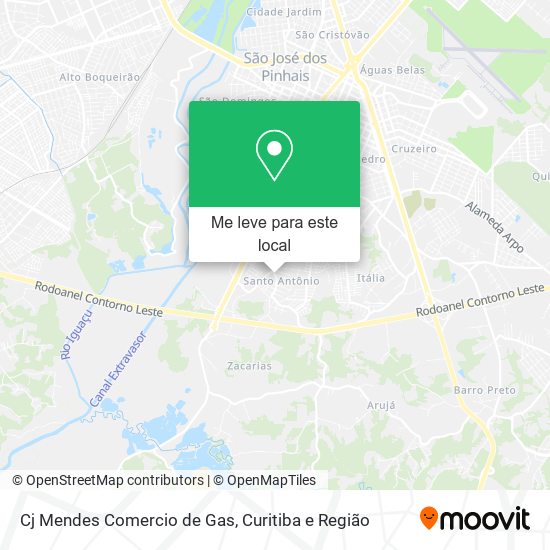Cj Mendes Comercio de Gas mapa