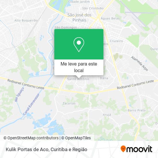 Kulik Portas de Aco mapa