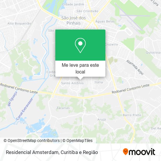 Residencial Amsterdam mapa