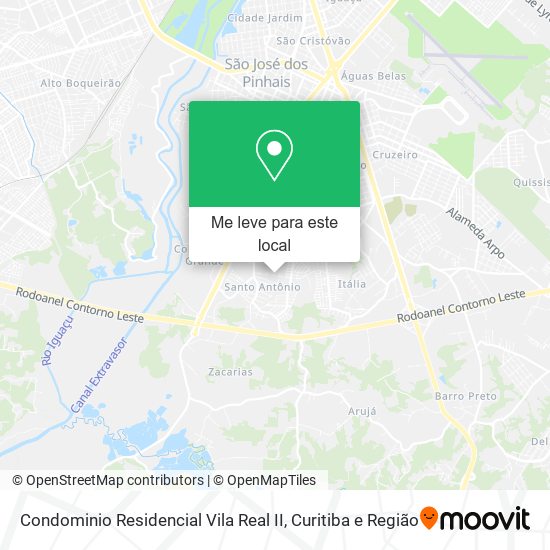 Condominio Residencial Vila Real II mapa