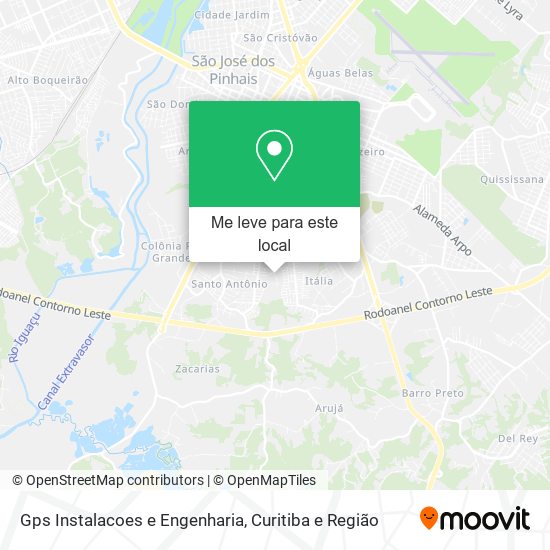 Gps Instalacoes e Engenharia mapa