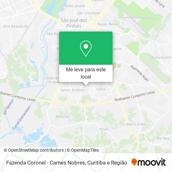 Fazenda Coronel - Carnes Nobres mapa