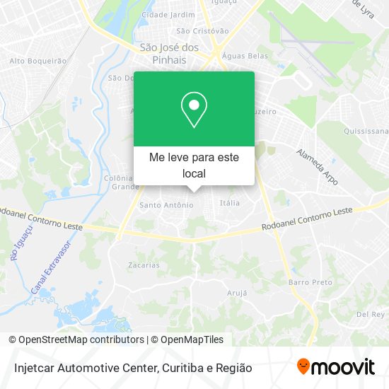 Injetcar Automotive Center mapa