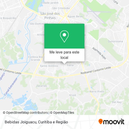 Bebidas Joiguacu mapa