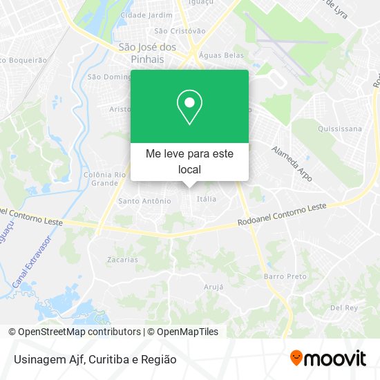 Usinagem Ajf mapa