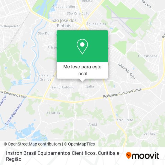 Instron Brasil Equipamentos Cientificos mapa