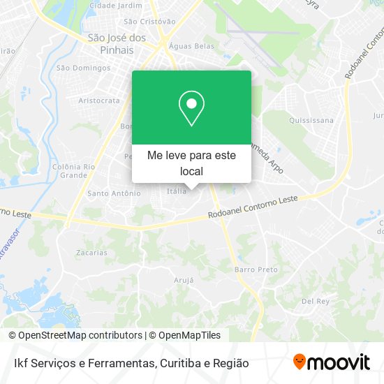 Ikf Serviços e Ferramentas mapa