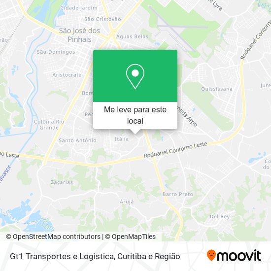 Gt1 Transportes e Logistica mapa