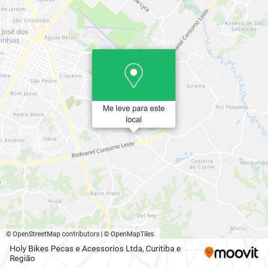 Holy Bikes Pecas e Acessorios Ltda mapa