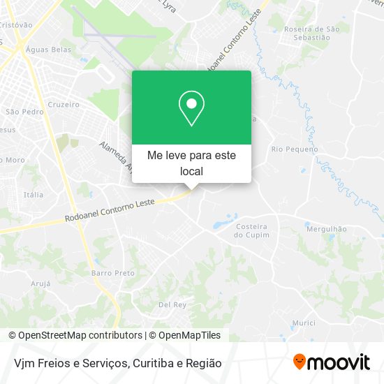 Vjm Freios e Serviços mapa