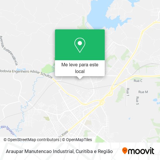 Araupar Manutencao Industrial mapa