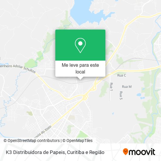 K3 Distribuidora de Papeis mapa