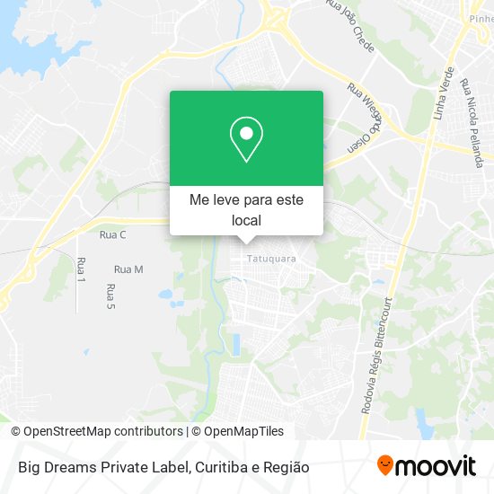 Big Dreams Private Label mapa