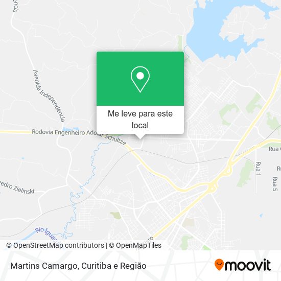 Martins Camargo mapa