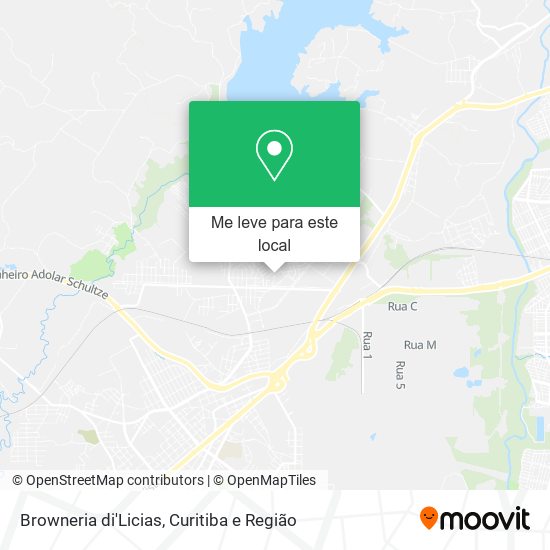Browneria di'Licias mapa